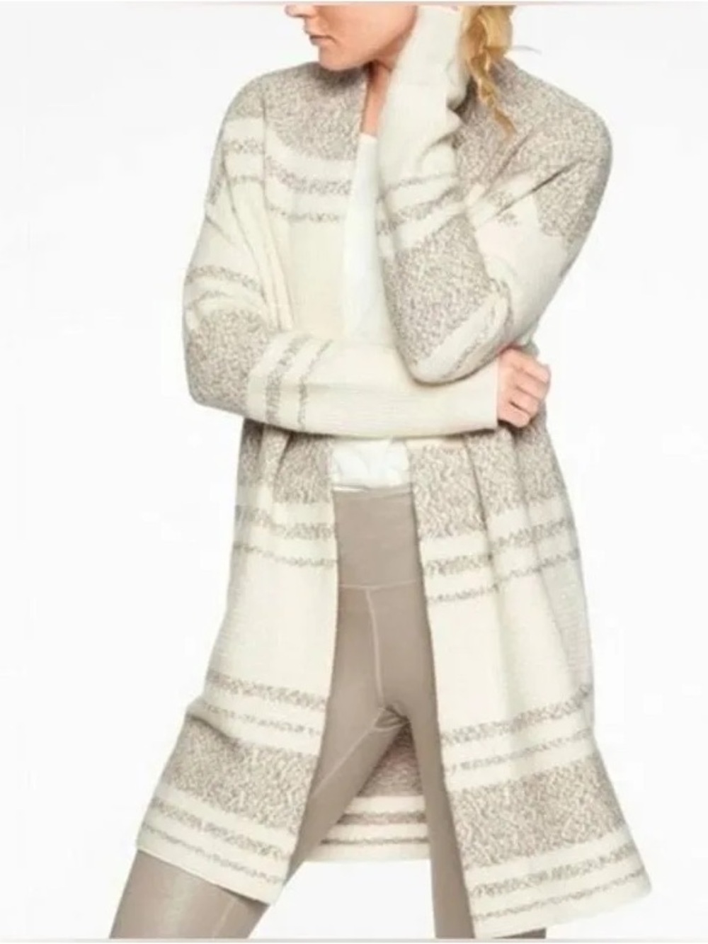 Athleta Panorama Point Wool Cashmere Sweater Wrap Small
